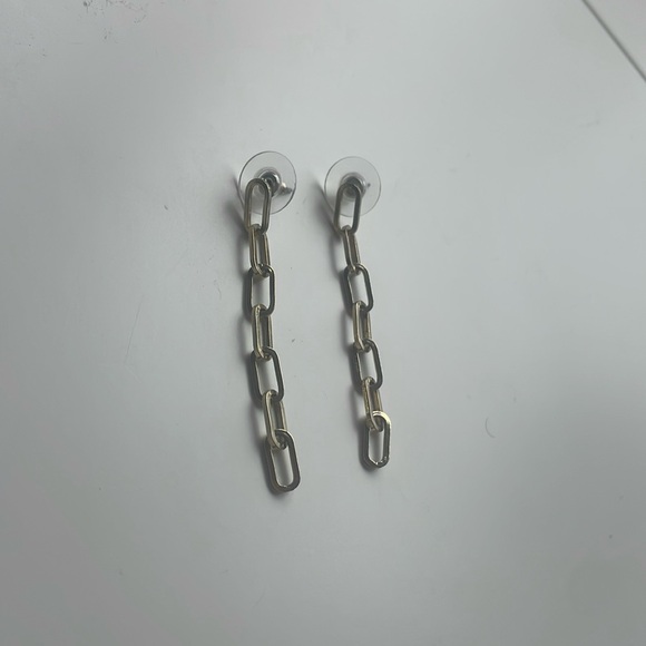 Platted gold earrings - Picture 1 of 1